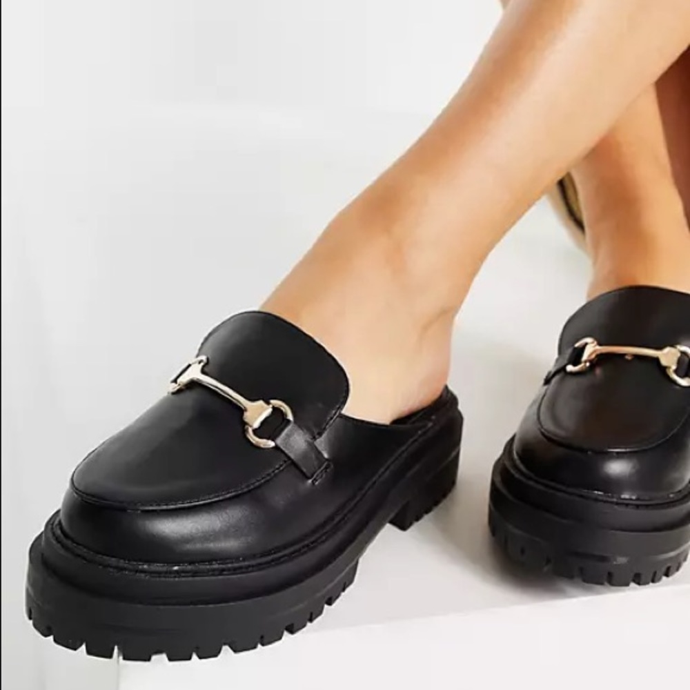 Chunky backless loafers ASOS